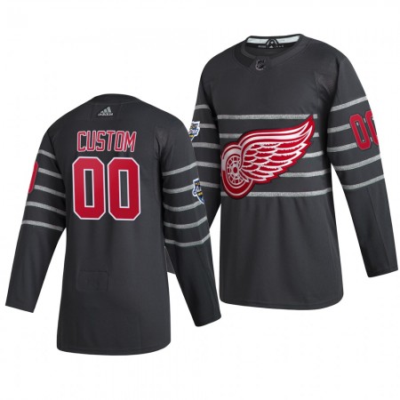 Detroit Red Wings Custom Grau Adidas 2020 NHL All-Star Trikot Authentic - Herren
